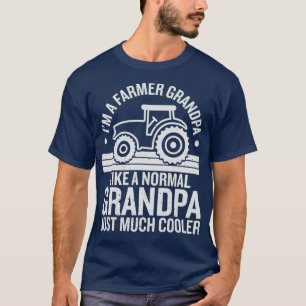 Camiseta Design Para A Agricultura De Tratores Do Farmer