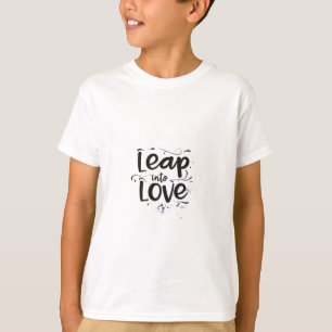 Camiseta design para a imagem de "Salto no Amor".