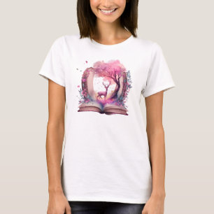 Camiseta Design para Amante de Livros de Fantasia