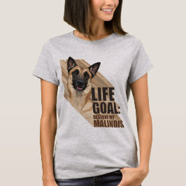Camiseta Design para Amantes de Cães Malinois Belgas