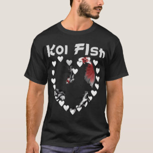 Camiseta Design para Amantes de Criadores de Peixes Koi