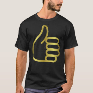 Camiseta Design para cima Dourado