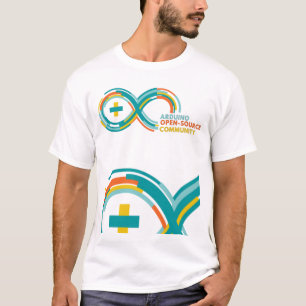 Camiseta design para heros de código aberto