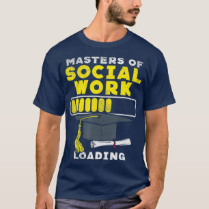 Camiseta Design para Mestrados de nível MSW de