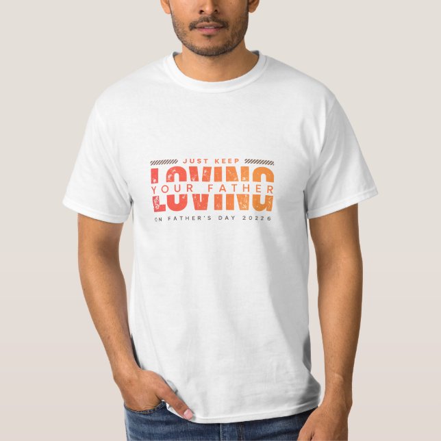 Camiseta Design para o Dia dos Pais 2026 (Frente)