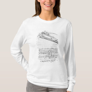 Camiseta Design para uma máquina de vôo