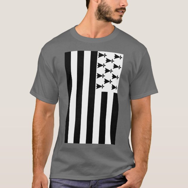 CAMISETA DESIGN PATRIOT DE LIBERDADE BRANCA E NEGRA (Frente)