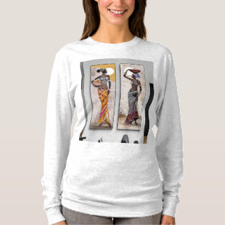 Camiseta design personalizada de mulheres antigas