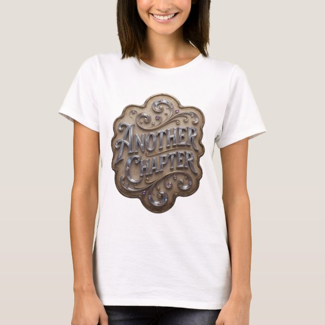 Camiseta Design Personalizado Edgy Silver ANOTHER CHAPTER (Frente)