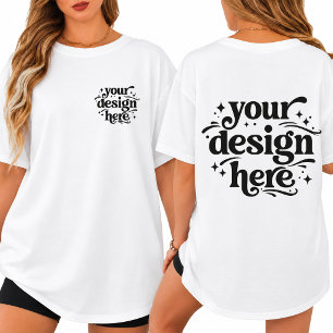Camiseta Design Personalizado Frente e Verso com Logotipo P