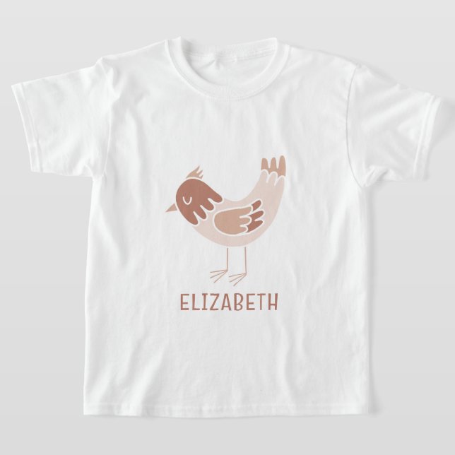 Camiseta Design personalizado moderno e moderno para aves (Postura )