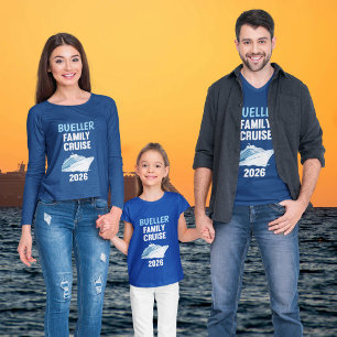 Camiseta Design Personalizado para Cruzeiro Familiar 2026