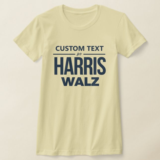 Camiseta Design personalizado para Harris Walz (Postura )