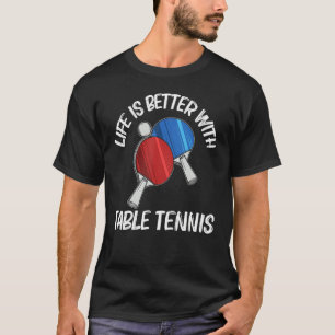 Camiseta Design Ping Pong Para Homens Tênis