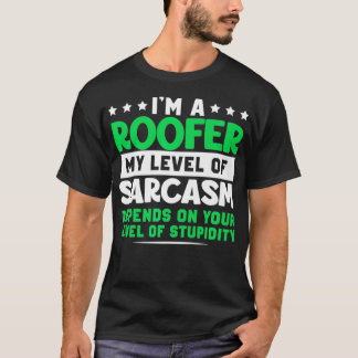 Camiseta Design Premium Roofer Engraçado _3