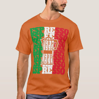 Camiseta Design presente para a Itália Espresso