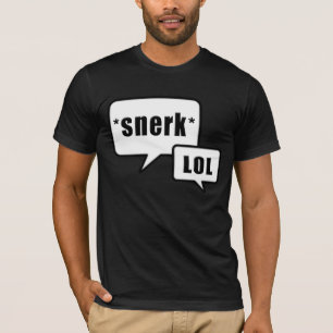 Camiseta Design preto e branco de Snerk LOL