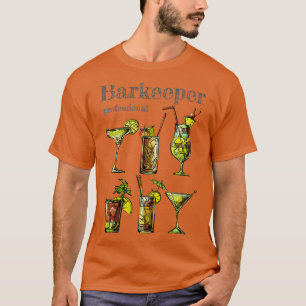 Camiseta Design profissional do barman