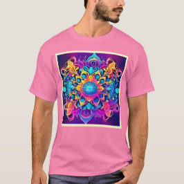 Camiseta Design Psychedelic Mandala
