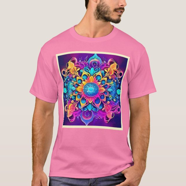 Camiseta Design Psychedelic Mandala (Frente)