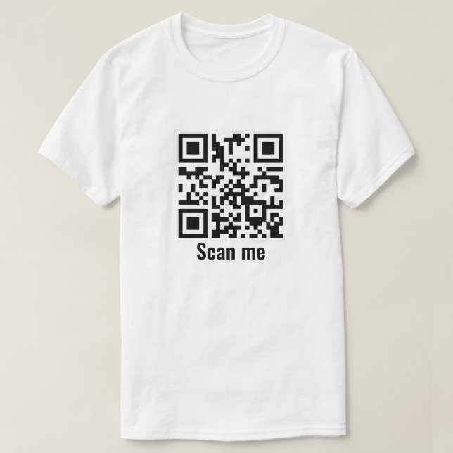 Camiseta Design QR T-Shirt (Frente do Design)
