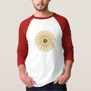 Camiseta Design Retro Boho de Explosão Solar