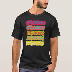 Camiseta Design Retrô de Husky Cachorro Anos 70 Vibe Vintag