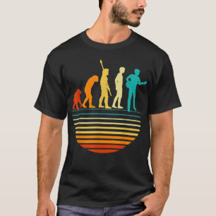 Camiseta Design Retro de Tocador de Guitarra Guitarista Vin
