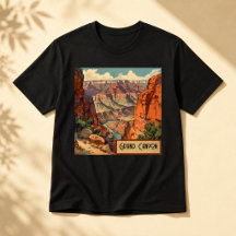 Design Retro de Viagem do Grand Canyon