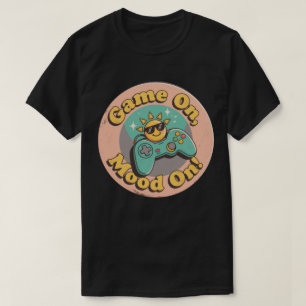 Camiseta Design Retrô Divertido Jogo e Humor Ligados