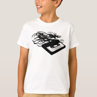 Camiseta design retro do anos 80 - fitas da cassete áudio