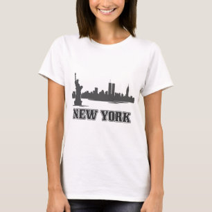 Camiseta design retro do vintage da Nova Iorque ny