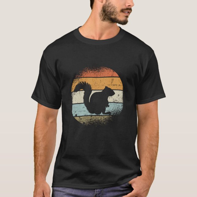 Camiseta Design Retro Esquilo (Frente)