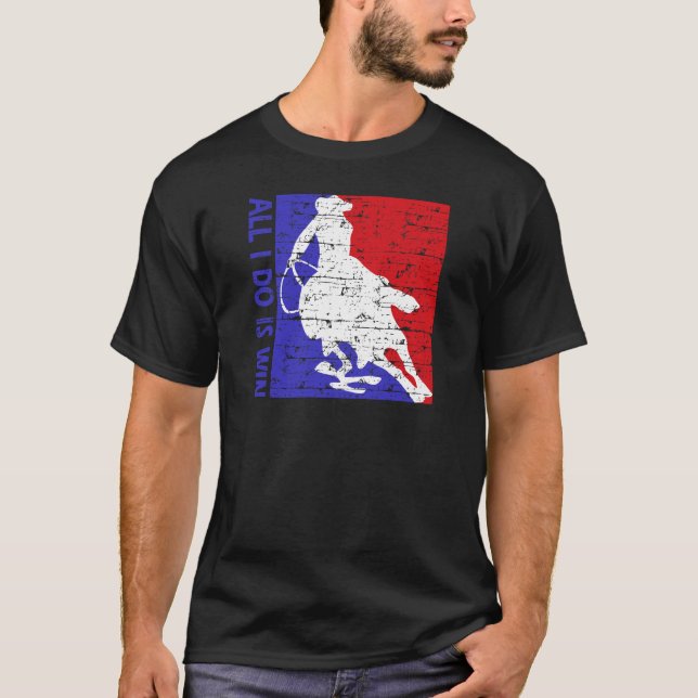 Camiseta Design roping da equipe legal (Frente)