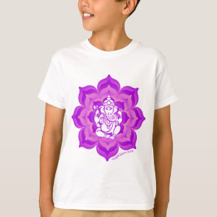 Camiseta Design roxo de Ganesh