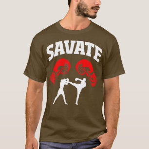 Camiseta Design Savate Boxing Kick MMA in a box