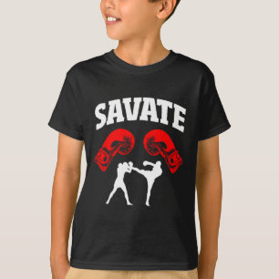Camiseta Design Savate Boxing Kick Mma Kickboxing