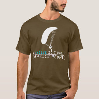 Camiseta Design Skydive Para Homens Mulheres Skydiver Skydi