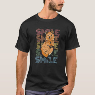 Camiseta Design SMILE Para Um Ventilador Quokka