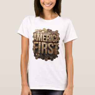 Camiseta Design Snappy Gold AMÉRICA EM PRIMEIRO LUGAR
