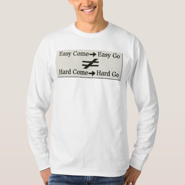 Camiseta Design Sobre Trabalho Fácil E Relação De Trabalho  (Frente)