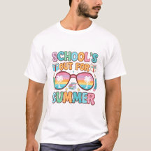 Design Sunset Colorida "School's Out"