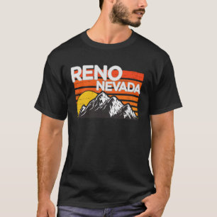 Camiseta Design Sunset de Montanha do Rio Nevada