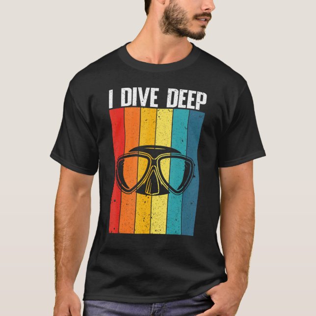Camiseta Design Sunset Do I Dive Profundo Para Mergulhadore (Frente)