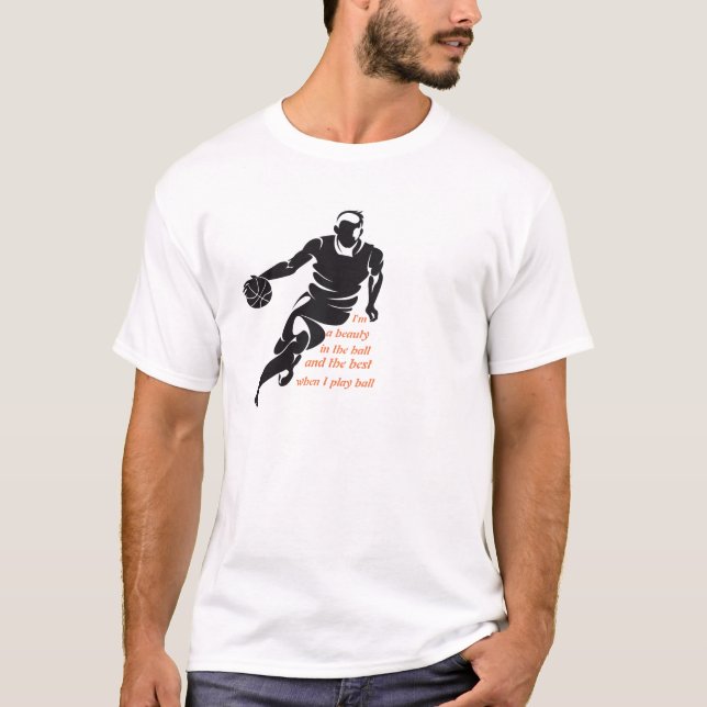 Camiseta design superior do basquetebol do esporte da (Frente)