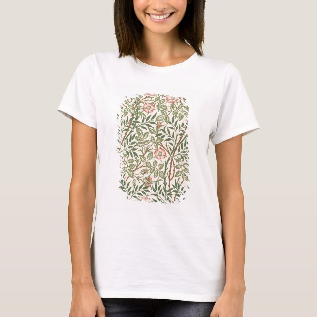 Camiseta design 'Sweet Briar' para wallpaper, impresso por  (Frente)
