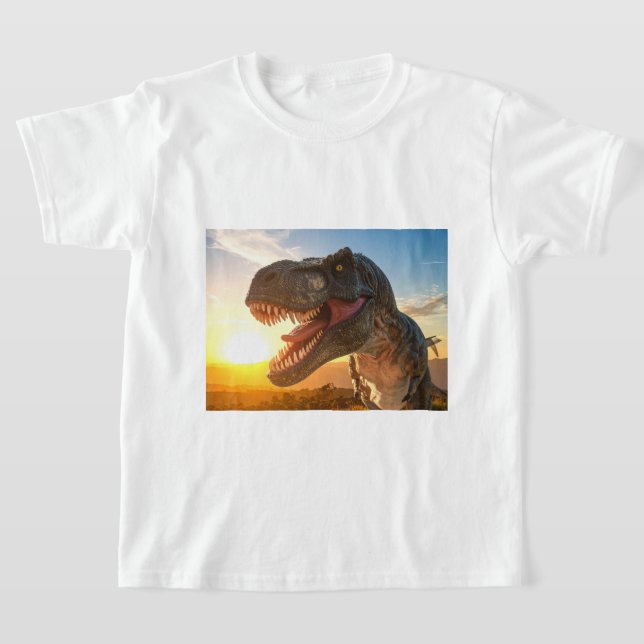 Camiseta design T-Rex Rugido (Postura )