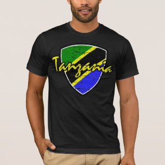 Camiseta Design tanzaniano da bandeira