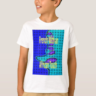Camiseta Design Tecido Africano: Uma Torção Francesa