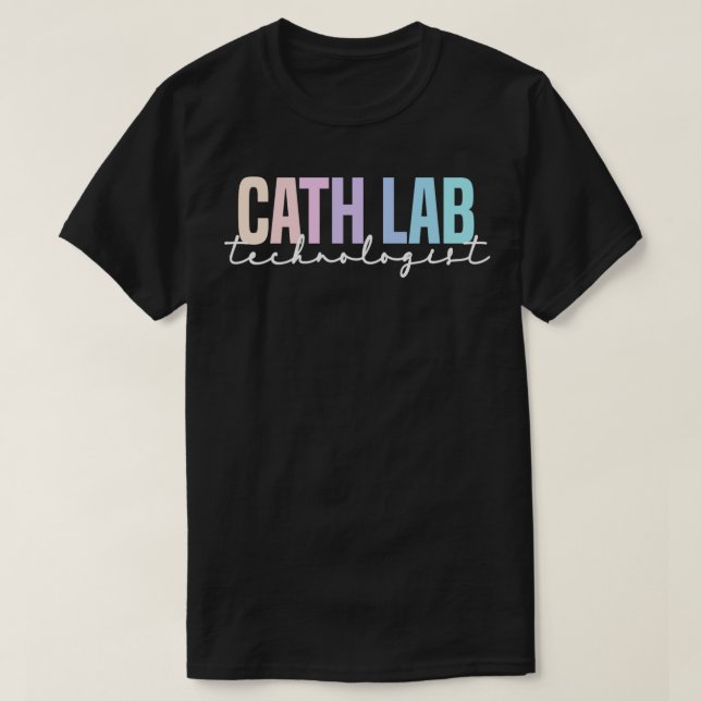 Camiseta Design Tecnólogo Do Laboratório De Cath Em Uma Col (Frente do Design)